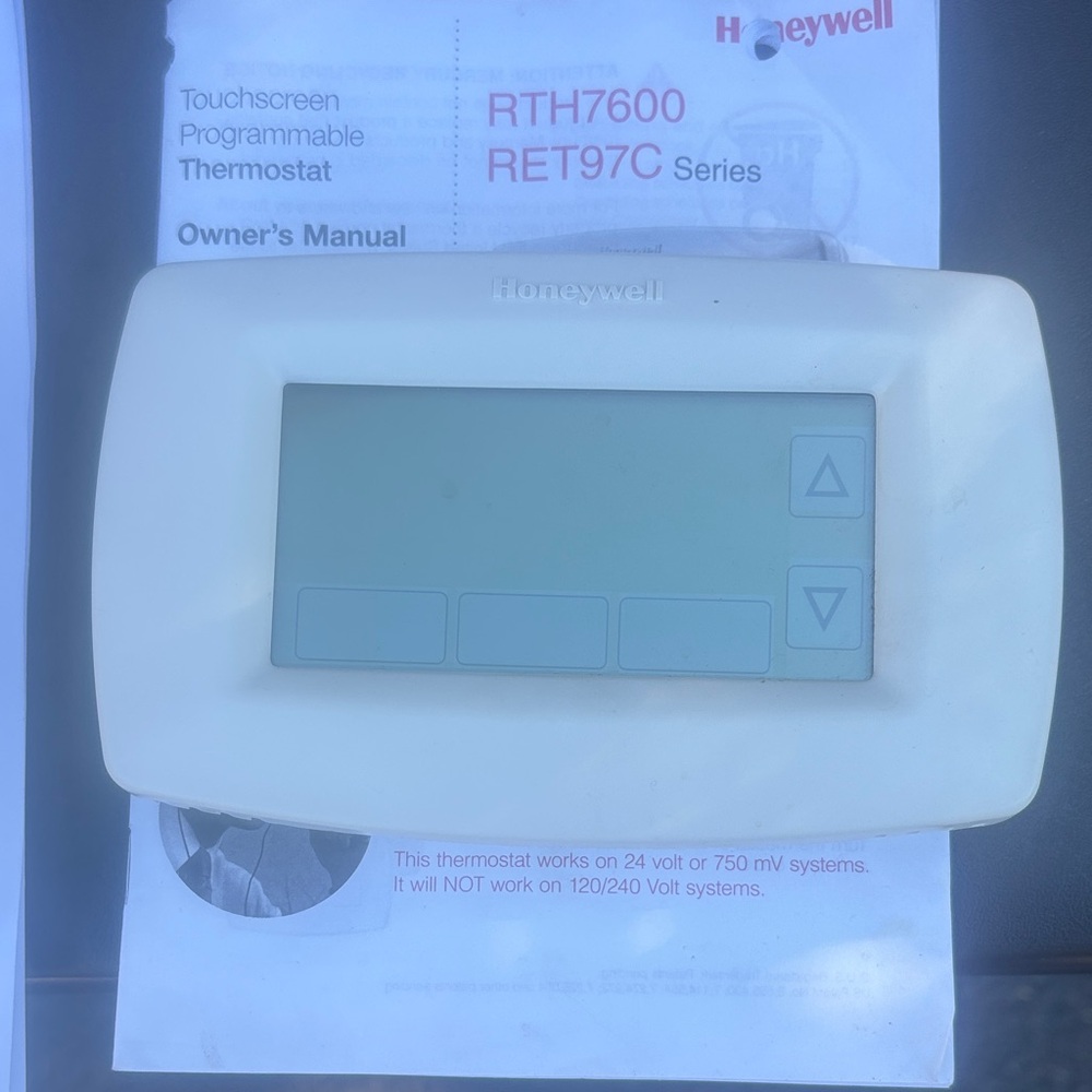 Honeywell Touchscreen Thermostat
